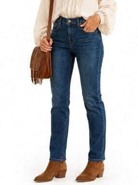 Current Elliott Gibson The Boyfriend Jeans Blue Denim Mid Rise Relaxed Fit Sz 26
